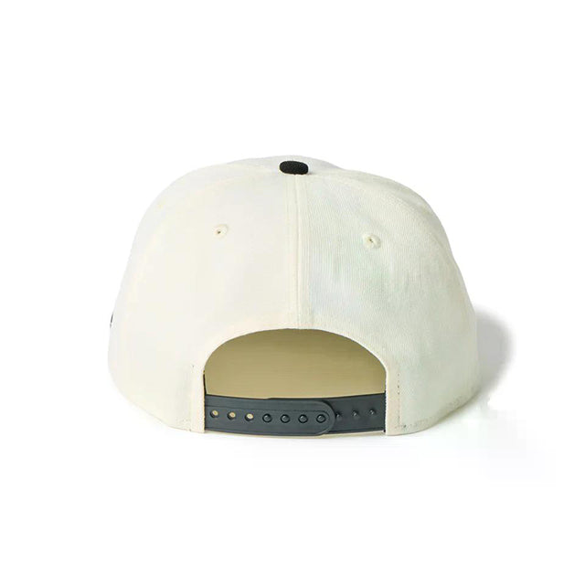 Powered by GORO (MIN-NANO) ニューエラ キャップ RC9FIFTY サンフランシスコ ジャイアンツ MLB FLAT VISOR SNAPBACK CAP CHROME BLACK