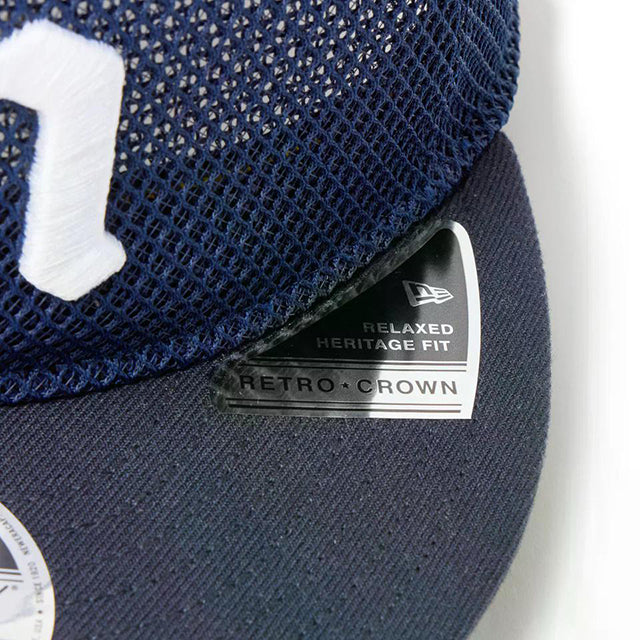 Powered by GORO (MIN-NANO) ニューエラ キャップ RC9FIFTY FLAT VISOR MESH SNAPBACK CAP NAVY