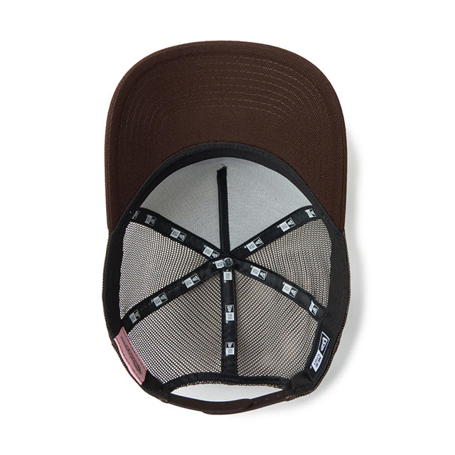 パワーパフガールズ ニューエラ キャップ スナップバック 9FORTY A-FRAME TRUCKER MESH SNAPBACK CAP CHROME BROWN