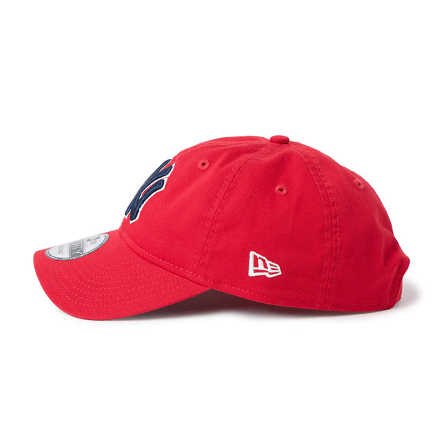 ニューエラ キャップ 9FORTY UNSTRUCTURED ストラップバック ニューヨーク ヤンキース MLB STRAPBACK CAP SCARLET
