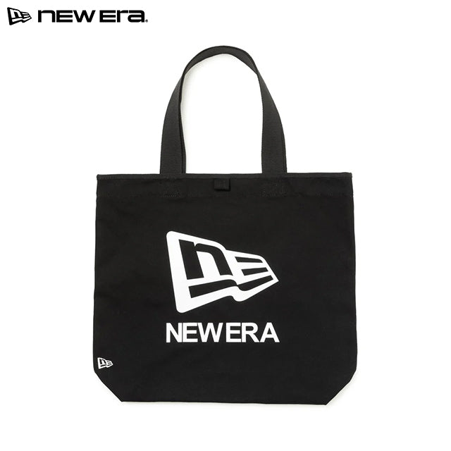 ニューエラ ライト トートバッグ 14L CANVAS TOTE BAG FLAG LOGO BLACK