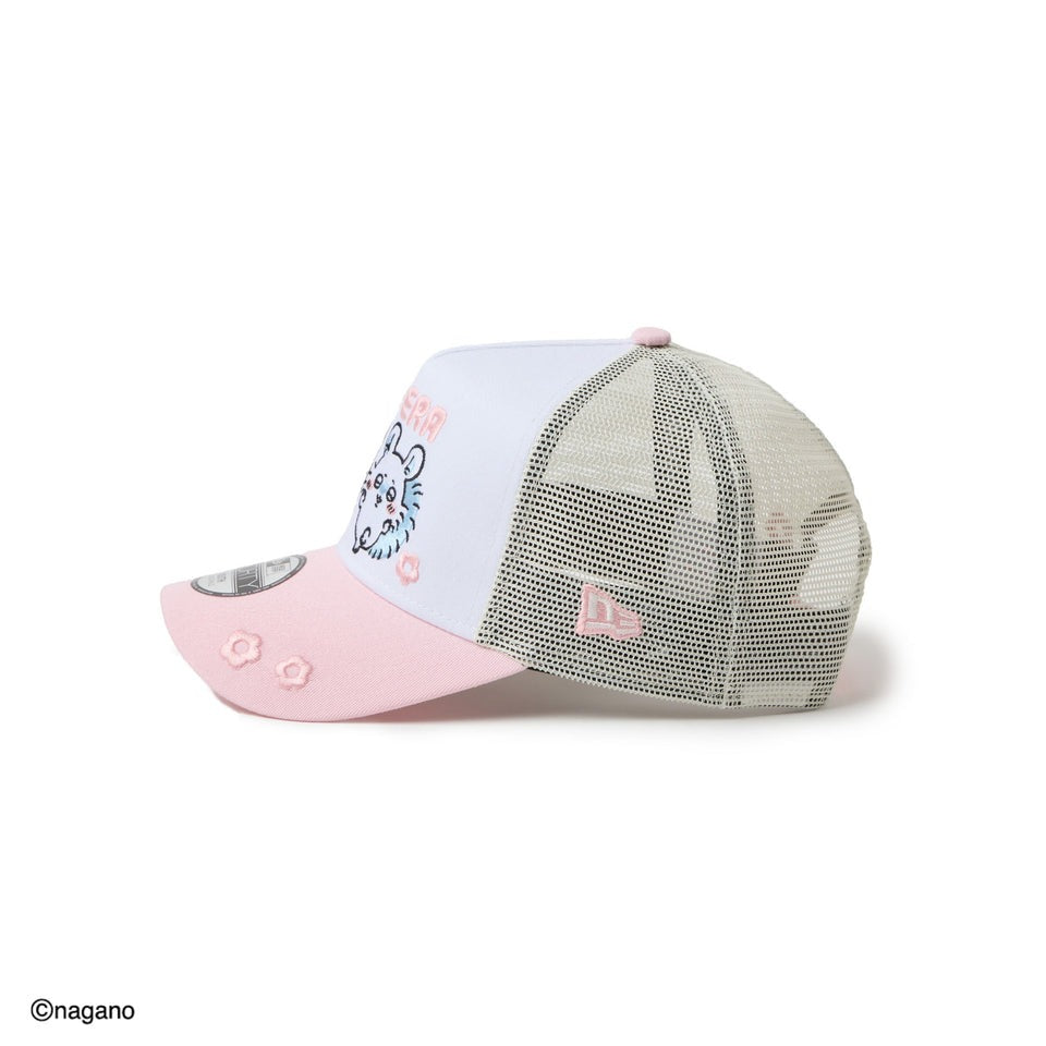 子供用 ニューエラ メッシュキャップ 9FORTY ちいかわ YOUTH A-FRAME TRUCKER MESH CAP WHITE-PINK