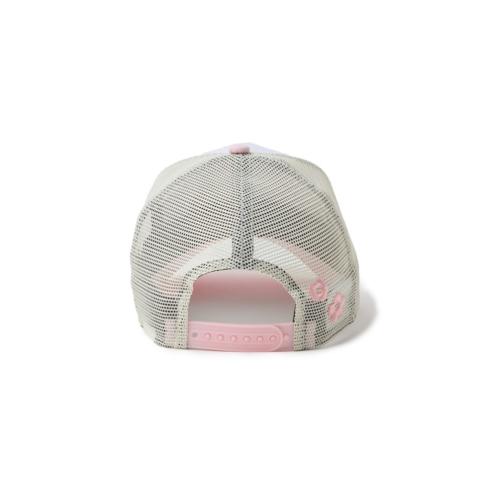 子供用 ニューエラ メッシュキャップ 9FORTY ちいかわ YOUTH A-FRAME TRUCKER MESH CAP WHITE-PINK