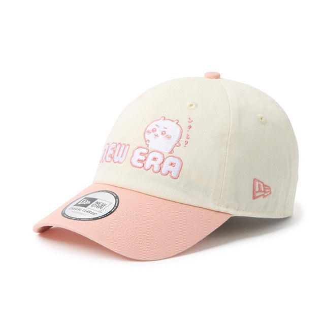 ニューエラ キャップ カジュアルクラシック ちいかわ 2TONE CASUAL CLASSIC HACHIWARE STRAPBACK CAP CHROME WHITE DUSTY ROSE
