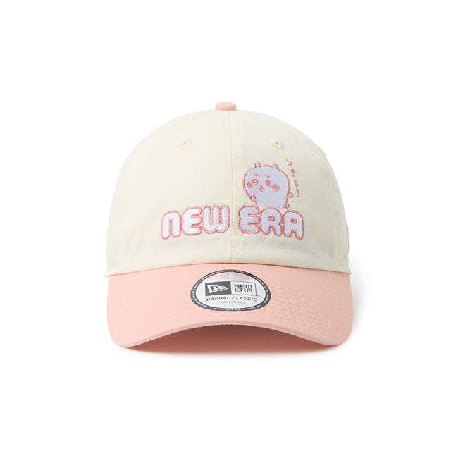 ニューエラ キャップ カジュアルクラシック ちいかわ 2TONE CASUAL CLASSIC HACHIWARE STRAPBACK CAP CHROME WHITE DUSTY ROSE