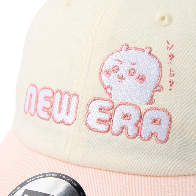 ニューエラ キャップ カジュアルクラシック ちいかわ 2TONE CASUAL CLASSIC HACHIWARE STRAPBACK CAP CHROME WHITE DUSTY ROSE