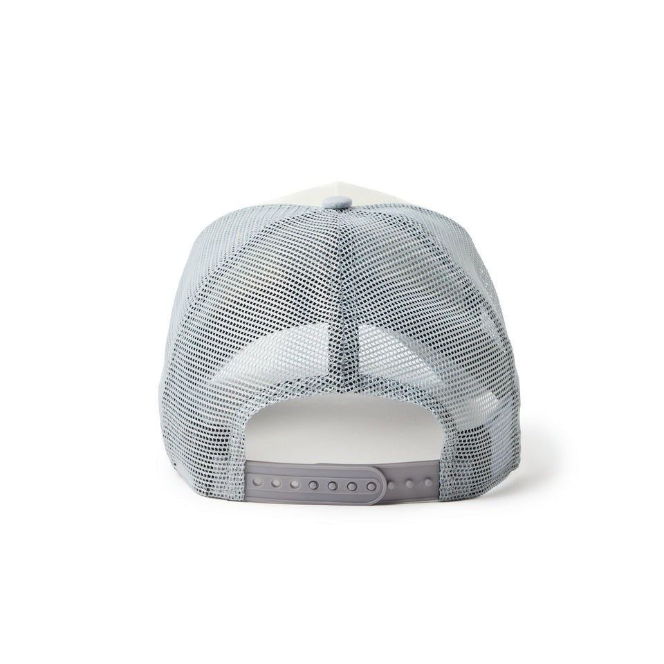 ニューエラ メッシュキャップ 9FORTY ちいかわ CHIIKAWA MOMONGA A-FRAME TRUCKER MESH CAP SNOW GREY