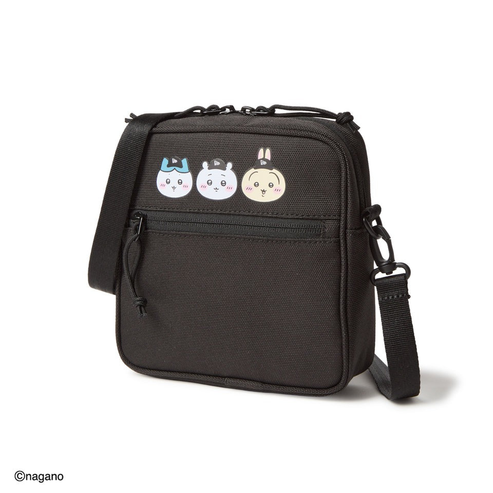 ニューエラ ショルダーポーチ 1.5L ちいかわ CHIIKAWA HACHIWARE USAGI SQUARE SHOULDER POUCH BLACK