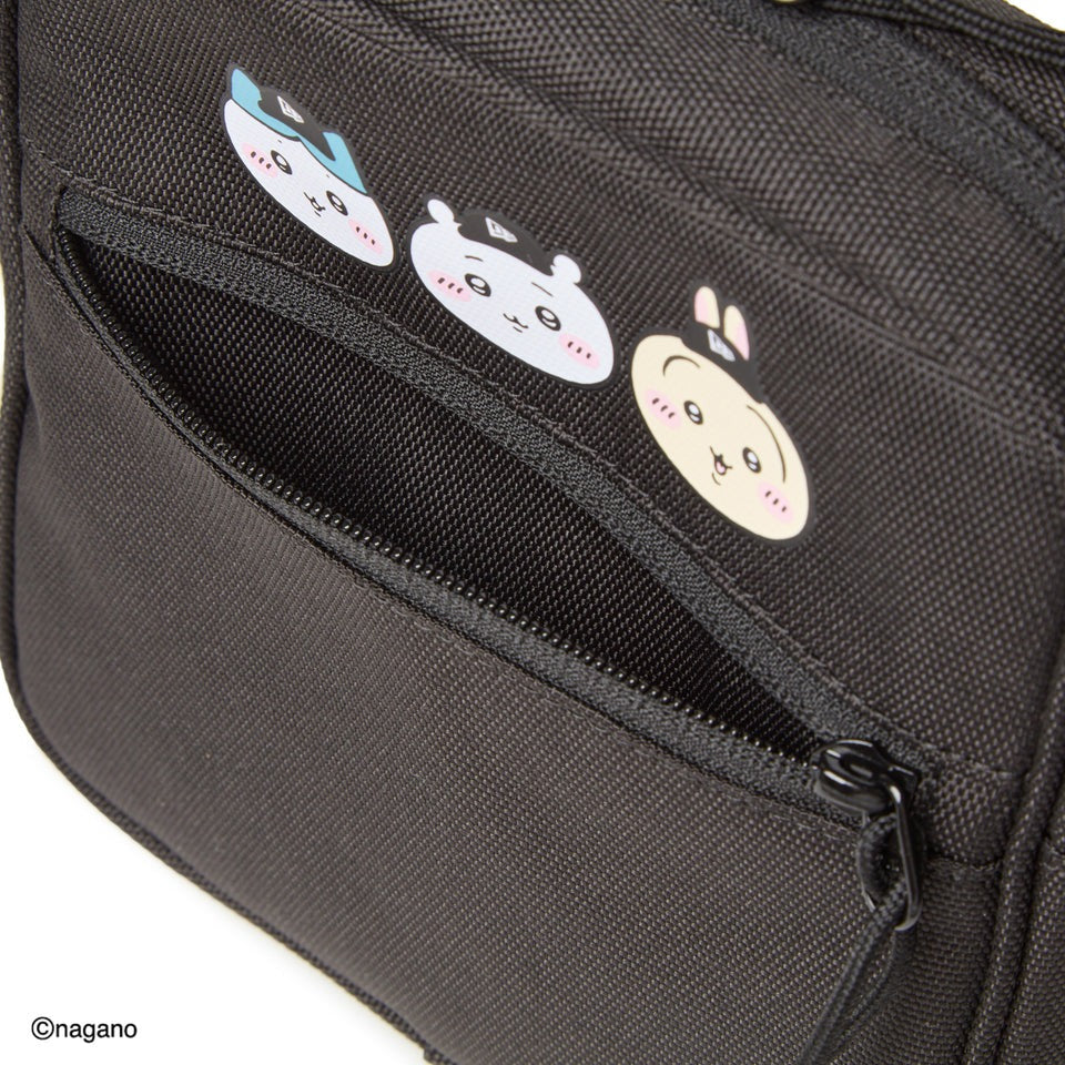 ニューエラ ショルダーポーチ 1.5L ちいかわ CHIIKAWA HACHIWARE USAGI SQUARE SHOULDER POUCH BLACK