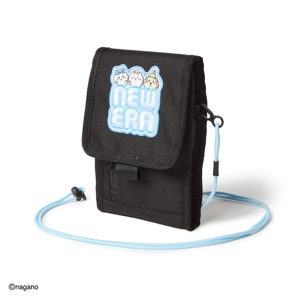 ニューエラ ネックポーチ 0.5L ちいかわ CHIIKAWA HACHIWARE USAGI SQUARE NECK POUCH BLACK