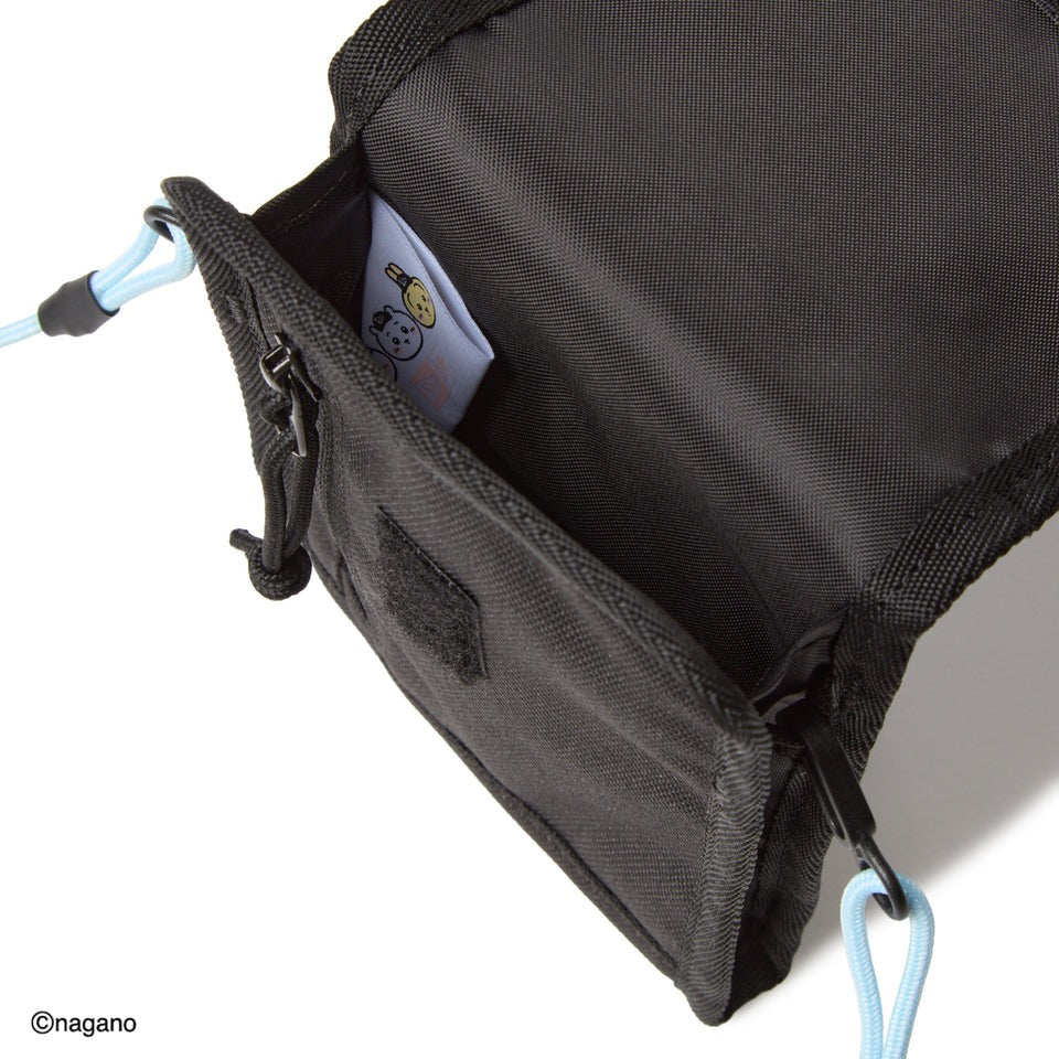 ニューエラ ネックポーチ 0.5L ちいかわ CHIIKAWA HACHIWARE USAGI SQUARE NECK POUCH BLACK