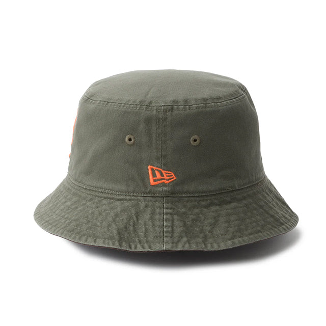 ニューエラ バケット01 ニューヨーク メッツ REVERSIBLE BUKET-01 HAT BURNT WOOD-OLIVE