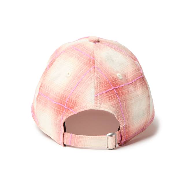ニューエラ キャップ 9TWENTY ニューヨーク ヤンキース MLB OMBRE PLAID STRAPBACK CAP ORANGE