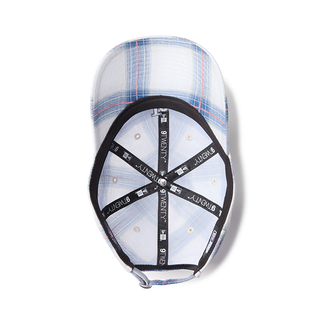 ニューエラ キャップ 9TWENTY ロサンゼルス ドジャース MLB OMBRE PLAID STRAPBACK CAP BLUE