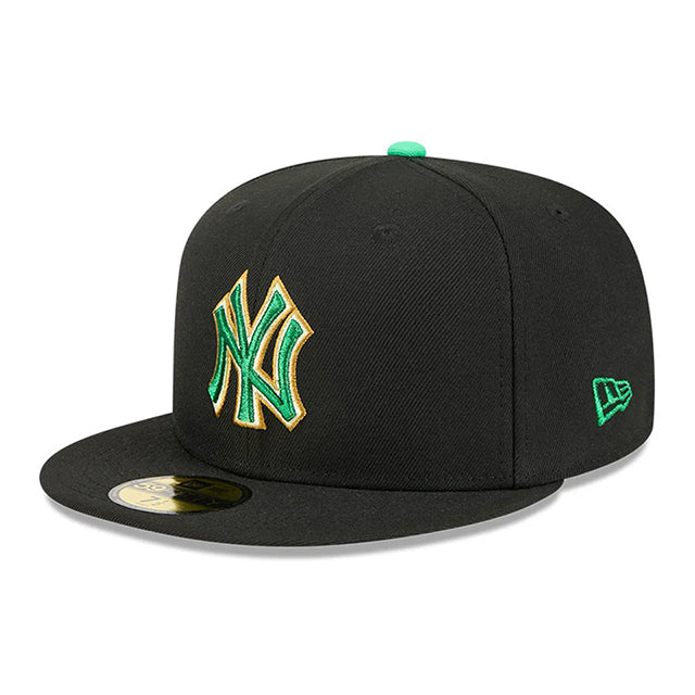 ニューエラ キャップ 59FIFTY ニューヨーク ヤンキース MLB ST PATRICKS DAY FITTED CAP BLACK