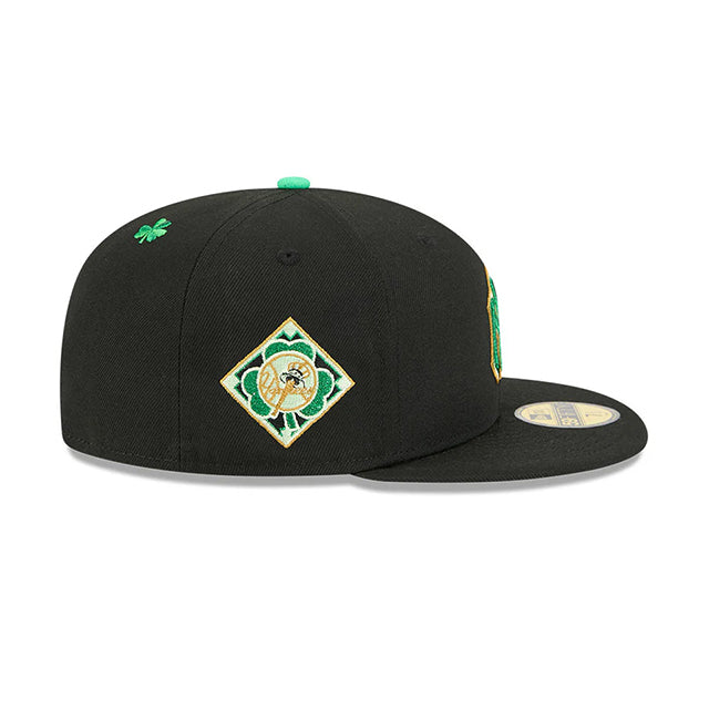 ニューエラ キャップ 59FIFTY ニューヨーク ヤンキース MLB ST PATRICKS DAY FITTED CAP BLACK