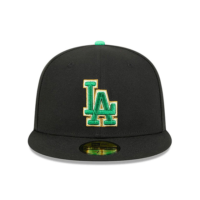 ニューエラ キャップ 59FIFTY ロサンゼルス ドジャース MLB ST PATRICKS DAY FITTED CAP BLACK