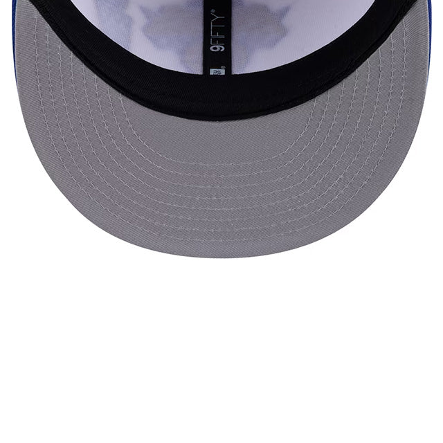 海外取寄 ニューエラ キャップ 9FIFTY ニューヨーク ニックス 2026 NBA FINALS CHAMPIONS RING CEREMONY SNAPBACK CAP WHITE-BLUE