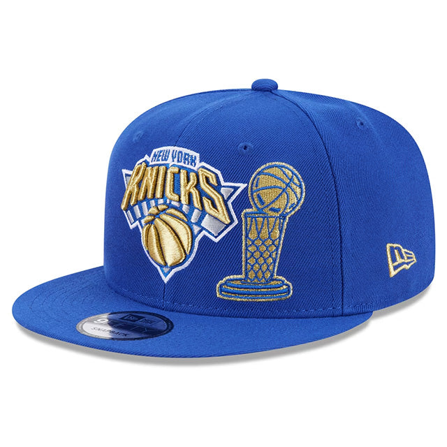 海外取寄 ニューエラ キャップ 9FIFTY ニューヨーク ニックス 2026 NBA FINALS CHAMPIONS RING CEREMONY SNAPBACK CAP BLUE