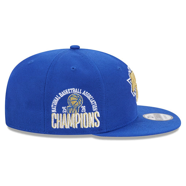 海外取寄 ニューエラ キャップ 9FIFTY ニューヨーク ニックス 2026 NBA FINALS CHAMPIONS RING CEREMONY SNAPBACK CAP BLUE