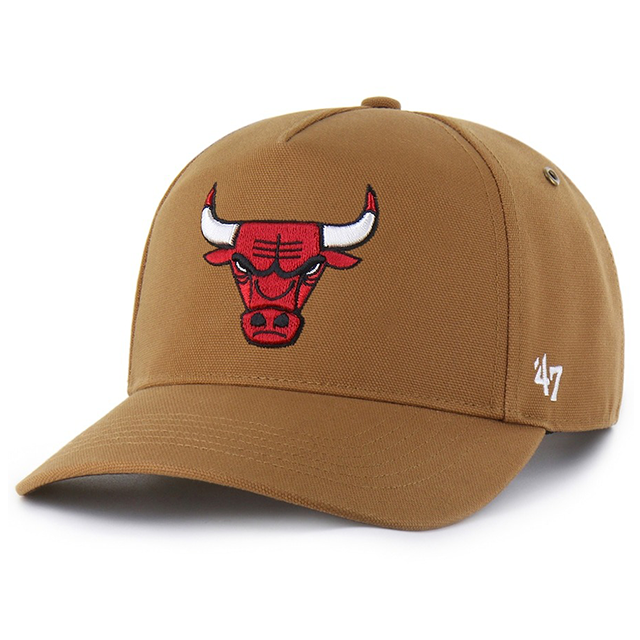 即日発送 47ブランド NBA カーハート シカゴ ブルズ CARHARTT 47BRAND HITCH SNAPBACK CAP BROWN