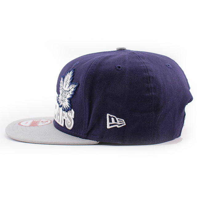 ニューエラ キャップ 9FIFTY スナップバック メープル リーフス COOP STOKED SNAPBACK CAP NAVY-GREY