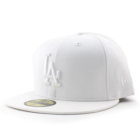 ニューエラ キャップ 59FIFTY ロサンゼルス ドジャース MLB WHITEOUT FITTED CAP