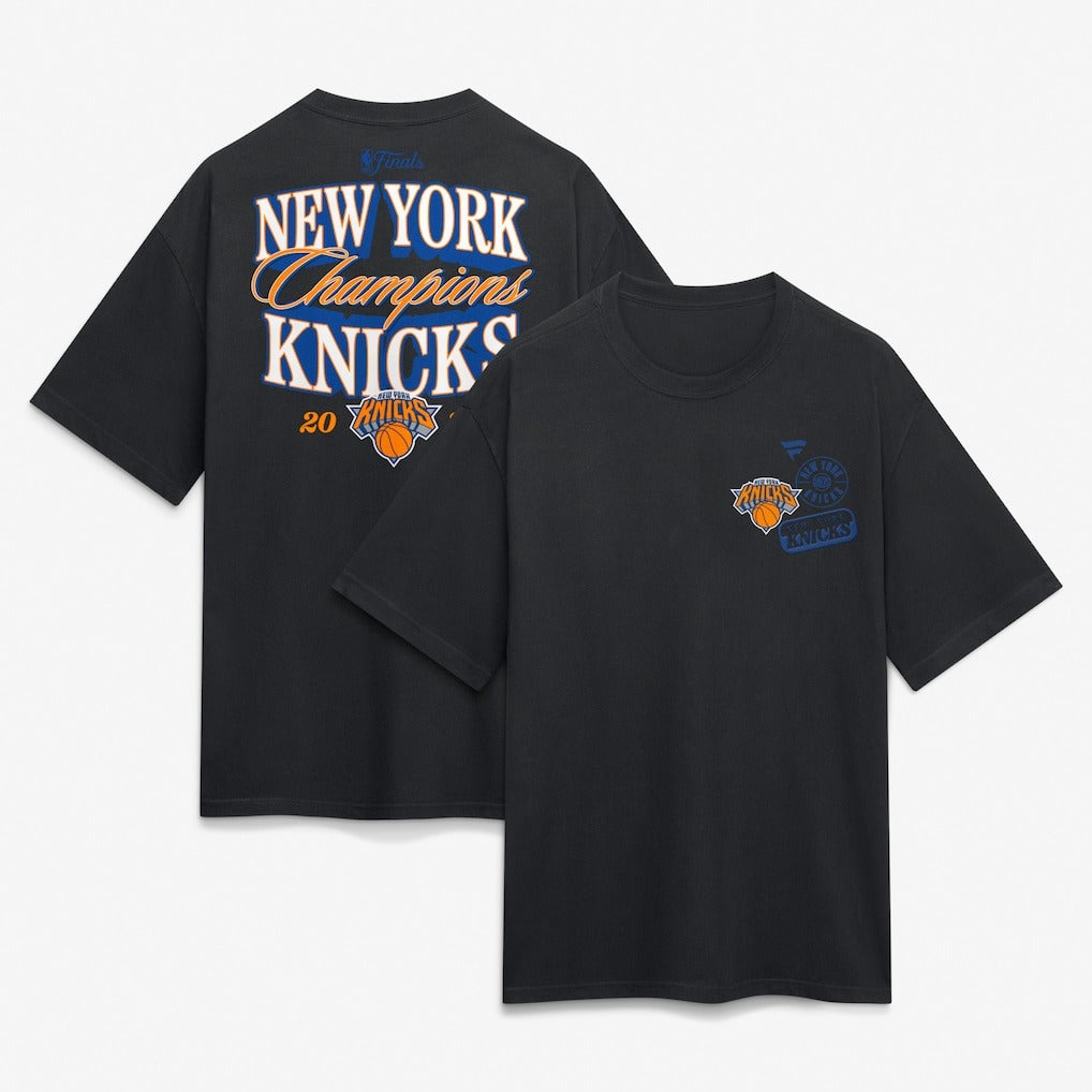 53年振りNBAファイナル優勝 海外取寄 Tシャツ ニューヨーク ニックス 2026 NBA FINALS CHAMPIONS LEGACY HEAVYWIEGHT T-SHIRT BLACK