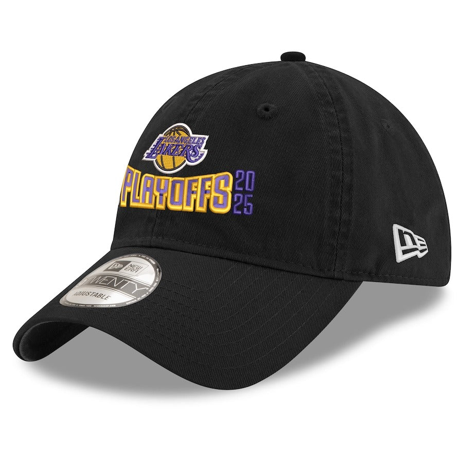 海外取寄 ニューエラ キャップ 9TWENTY ロサンゼルス レイカーズ 2025 NBA PLAYOFFS ADJUSTABLE CAP BLACK