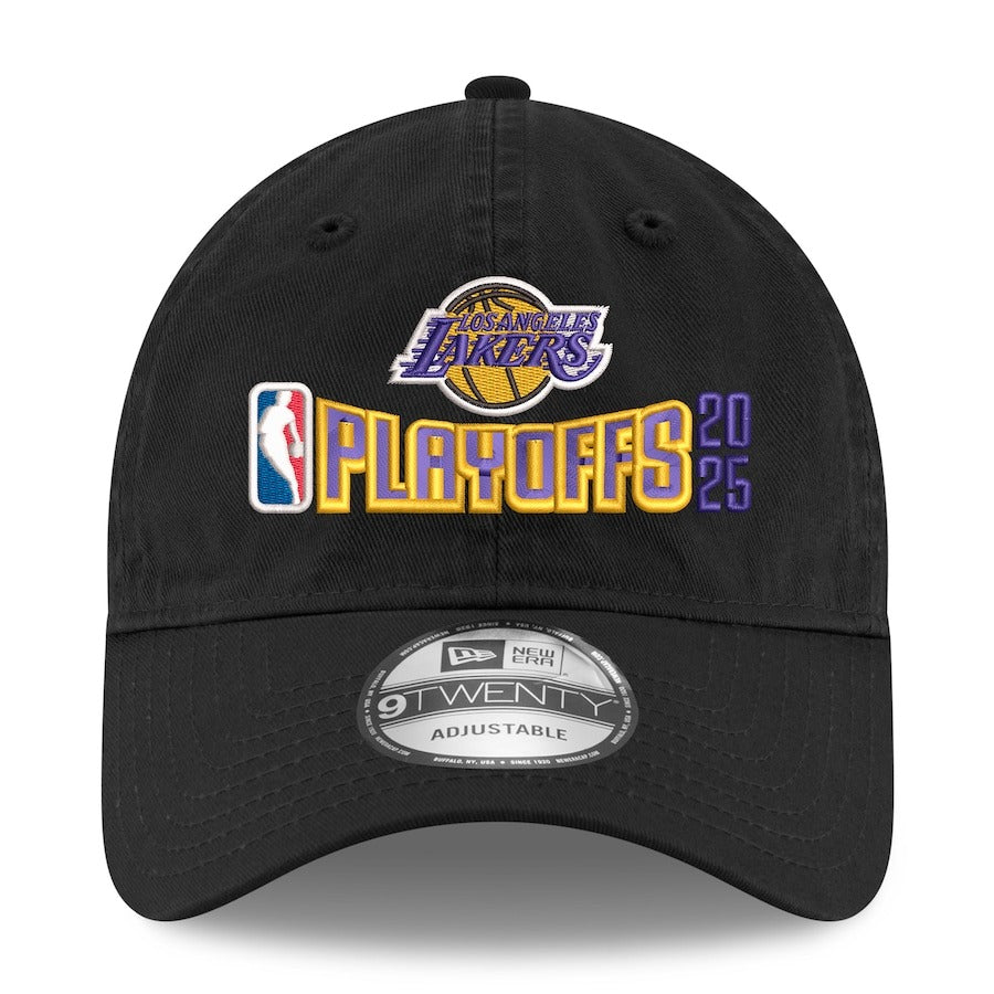 海外取寄 ニューエラ キャップ 9TWENTY ロサンゼルス レイカーズ 2025 NBA PLAYOFFS ADJUSTABLE CAP BLACK