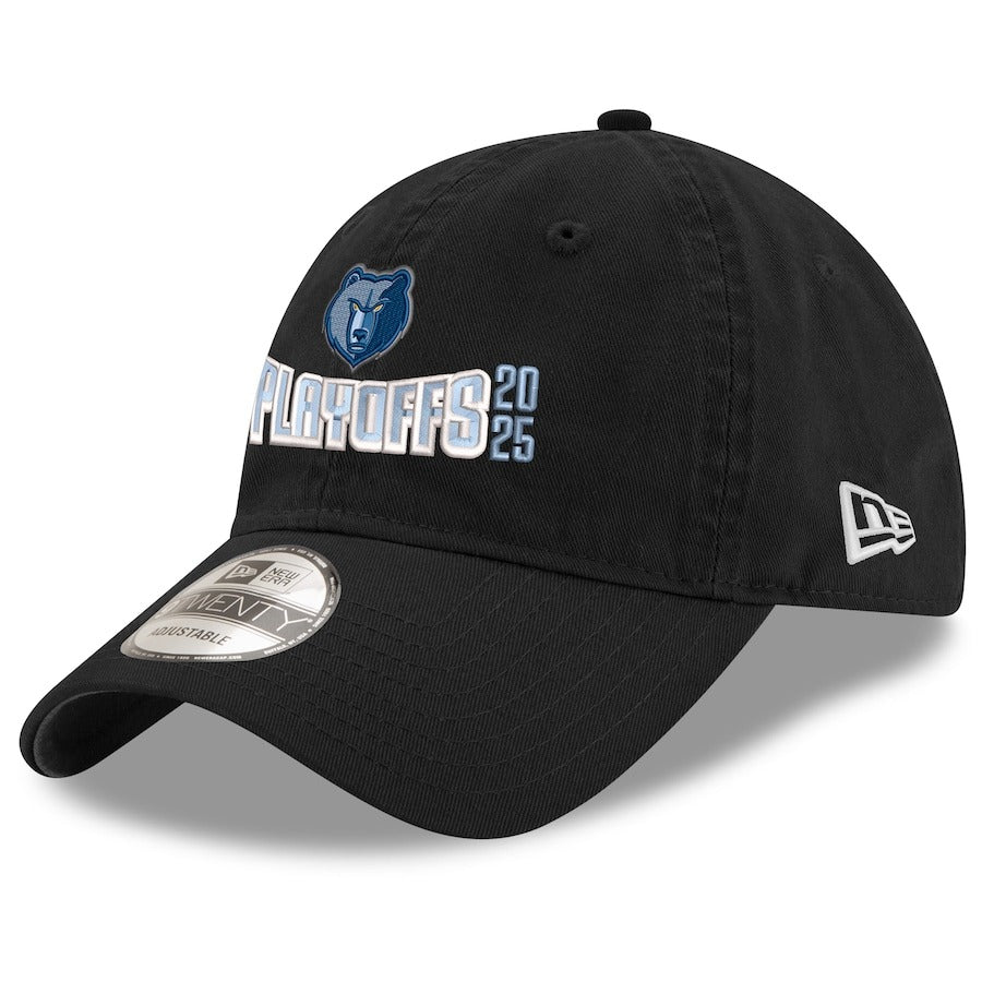 海外取寄 ニューエラ キャップ 9TWENTY メンフィス グリズリーズ 2025 NBA PLAYOFFS ADJUSTABLE CAP BLACK