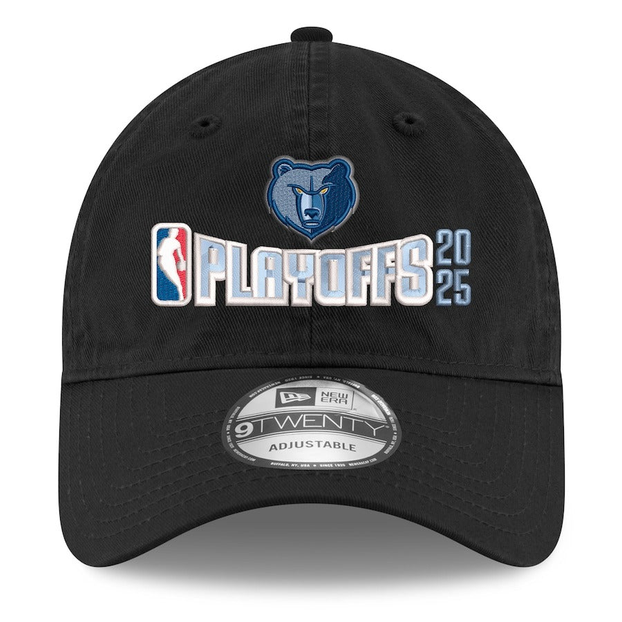 海外取寄 ニューエラ キャップ 9TWENTY メンフィス グリズリーズ 2025 NBA PLAYOFFS ADJUSTABLE CAP BLACK