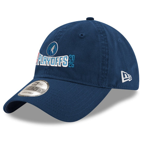 海外取寄 ニューエラ キャップ 9TWENTY ミネソタ ティンバーウルブズ 2025 NBA PLAYOFFS ADJUSTABLE CAP NAVY