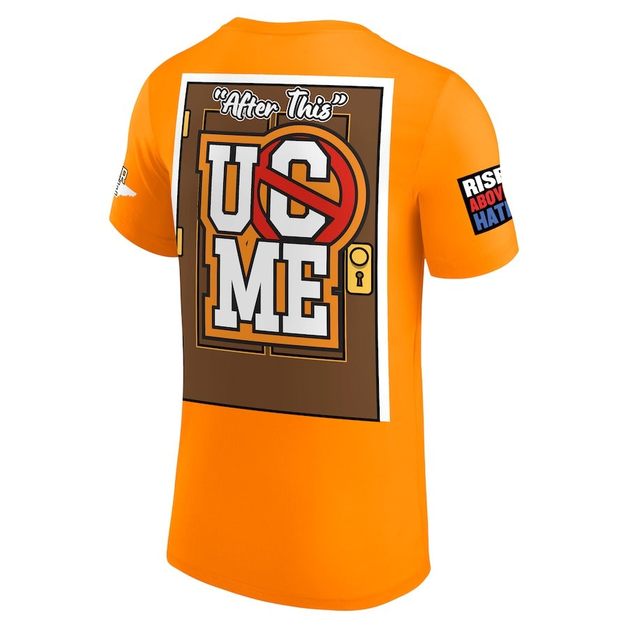 ジョン シナモデル 海外取寄 WWE AUTHENTIC Tシャツ FAREWELL TOUR 2025 KNOXVILLE T-SHIRT ORANGE