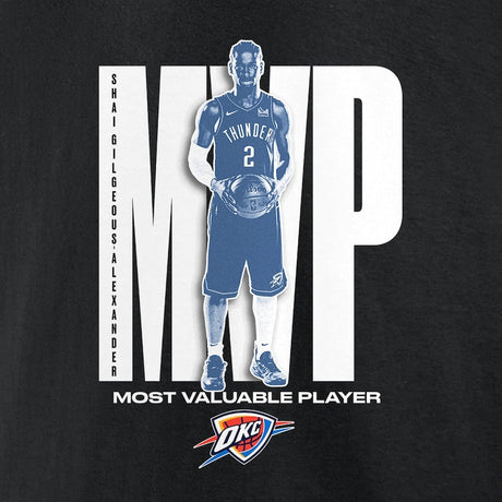 海外取寄 シェイ ギルジャス=アレクサンダー Tシャツ 2025 NBA MVP T-SHIRT BLACK