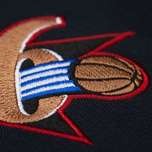 アレン アイバーソンモデル 海外取寄 ミッチェルアンドネス Tシャツ フィラデルフィア 76ers HARDWOOD CLASSICS NBA LEGENDS T-SHIRT BLACK