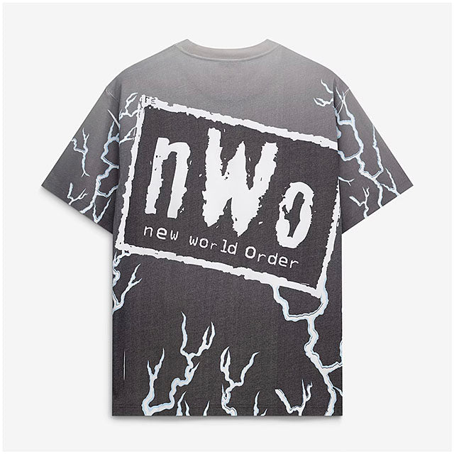 ハルク ホーガンモデル 海外取寄 ミッチェル&ネス WWE Tシャツ HOLLYWOOD HOGAN T-SHIRT GRAY