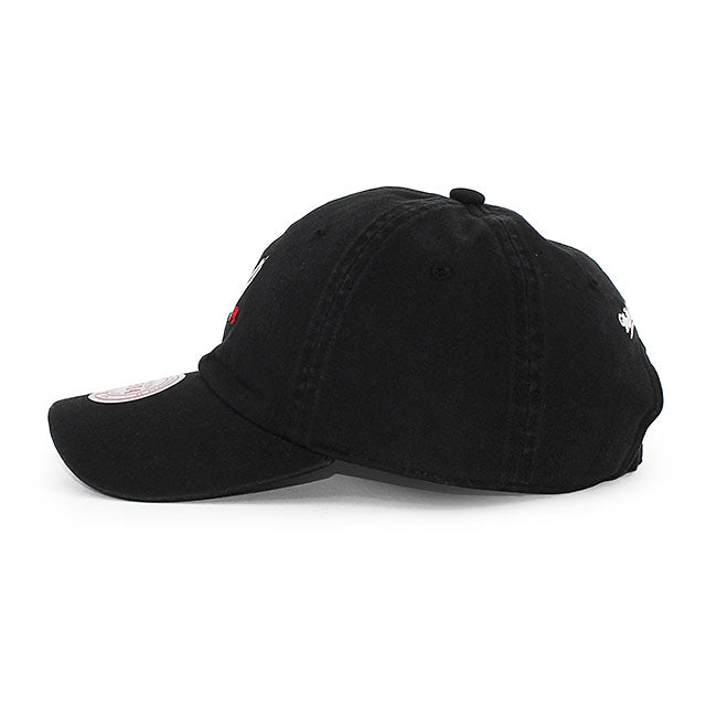 ミッチェル&ネス WWE キャップ SCRATCH LOGO STRAPBACK CAP BLACK