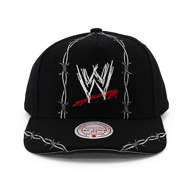 ミッチェル&ネス WWE キャップ WIRE PRO PINCH SNAPBACK CAP BLACK