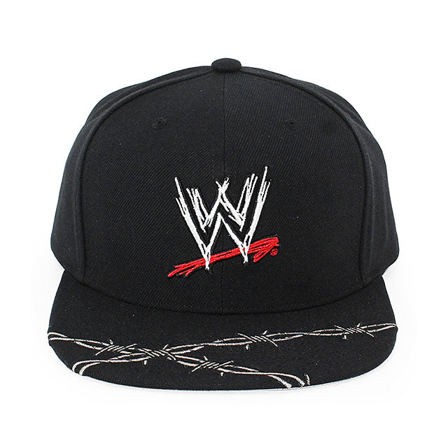 ミッチェル&ネス WWE キャップ SCRATCH LOGO SNAPBACK CAP BLACK