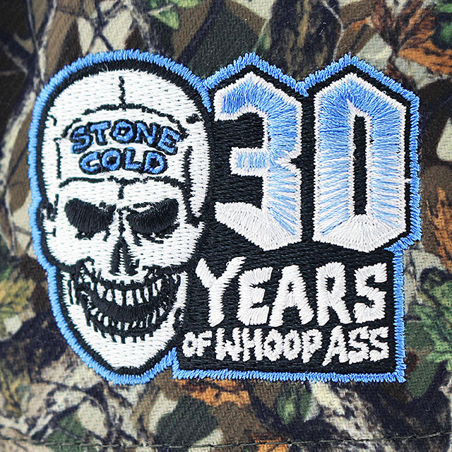 ストーン コールド スティーブ オースチン 30周年記念モデル ミッチェル&ネス WWE キャップ WHAT? DENIM PRO PINCH SNAPBACK CAP CAMO