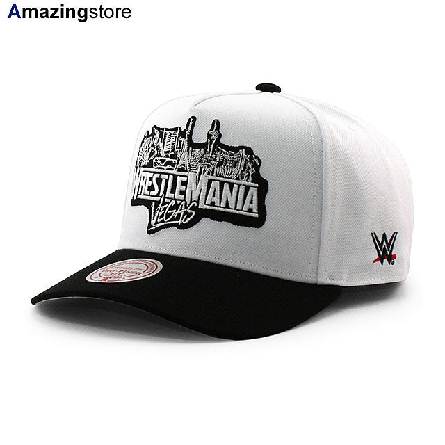 レッスルマニア42モデル ミッチェル&ネス WWE キャップ WRESTLEMANIA 42 VEGAS PRO PINCH SNAPBACK CAP WHITE