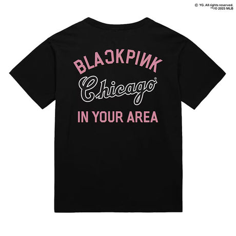 ミッチェル&ネス×ブラックピンク 海外取寄 シカゴ ホワイトソックス T-SHIRT BLACK LIMITED EDITION