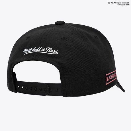 ミッチェル&ネス×ブラックピンク 海外取寄 ロサンゼルス ドジャース PRO CROWN SNAPBACK CAP BLACK