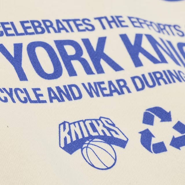 海外取寄 ミッチェル&ネス フーディー ニューヨーク ニックス HAVE A KNICKS DAY HOODIE CREAM
