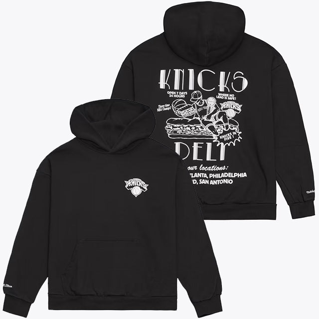 海外取寄 ミッチェル&ネス フーディー ニューヨーク ニックス DELI HOODIE BLACK