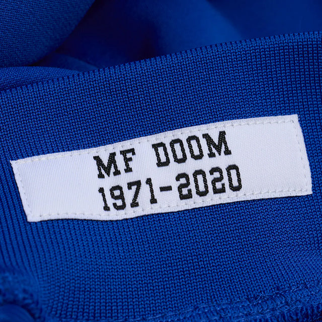 MF DOOMコラボ 海外取寄 ミッチェルアンドネス ショーツ ニューヨーク ニックス A NEW YORK STORY TEAR AWAY PANTS ROYAL BLUE
