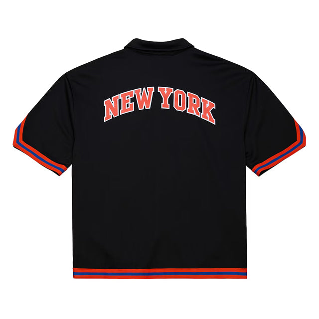 MF DOOMコラボ 海外取寄 ミッチェルアンドネス シューティングシャツ ニューヨーク ニックス A NEW YORK STORY FULL-SNAP SHOOTING SHIRT BLACK