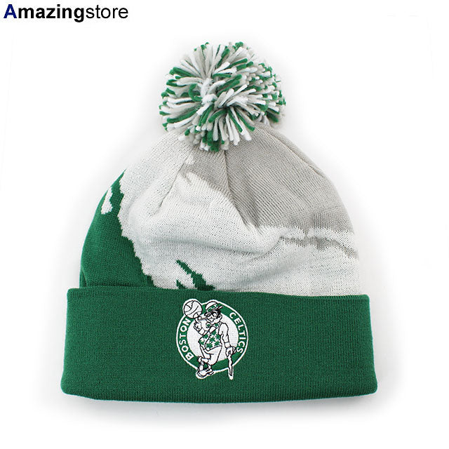 ミッチェル&ネス ニットキャップ ビーニー ボストン セルティックス PAINTBRUSH POM KNIT BEANIE CAP BOSTON CELTICS