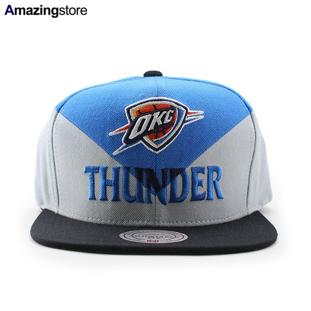 ミッチェル&ネス スナップバック オクラホマシティ サンダー NBA AMPLIFY DIAMOND SNAPBACK CAP BLUE-GREY